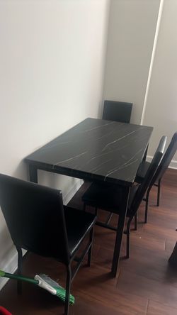Dining Table and 4 Chairs