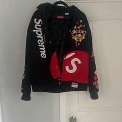 SUPREME SKITTLE VARSITY JACKET