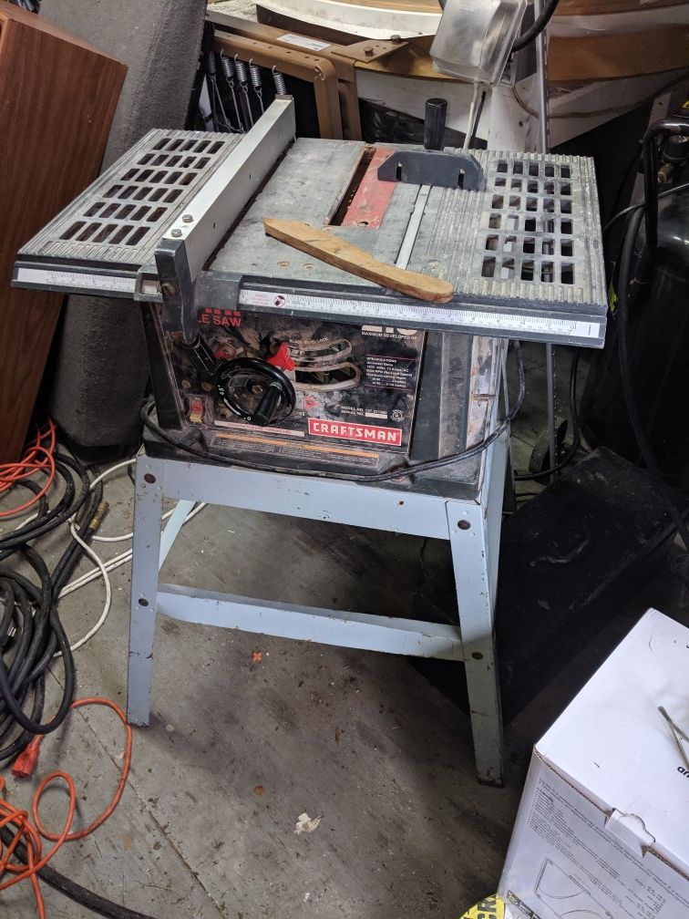 Craftsman table saw