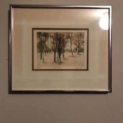 Mid Century Ice Storm Drawing