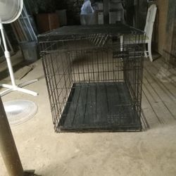  Large Dog Crate w/tray 