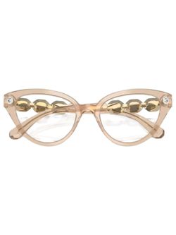 Swarovski SK2028 53-19-145 Beige Women's Eyeglasses - FRAME (NO LENS)