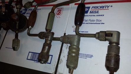 Vintage manual drills