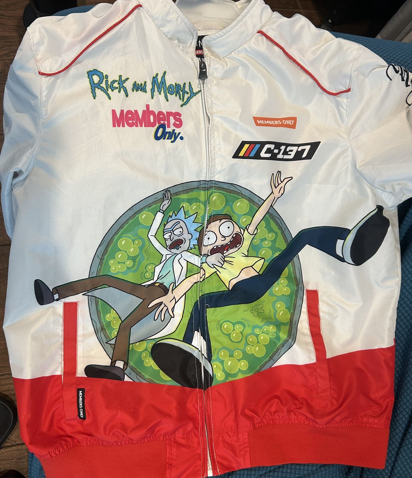 XL Rick And Morty Members Only Jacket