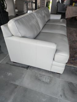 Luxury leather sofa