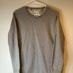 Reigning Champ Tiger Fleece Crewneck Sweatshirt Men Size XS Gray