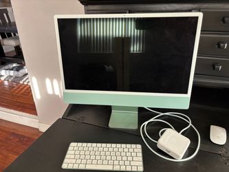 Apple iMac 24-Inch Green with Accessories