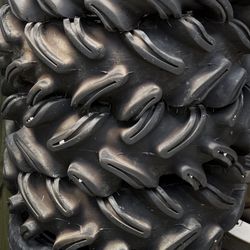 A TV side-by-side tires