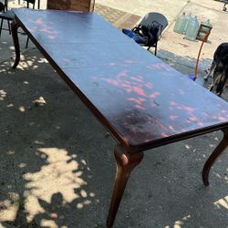 solid cherry wood table (antique)