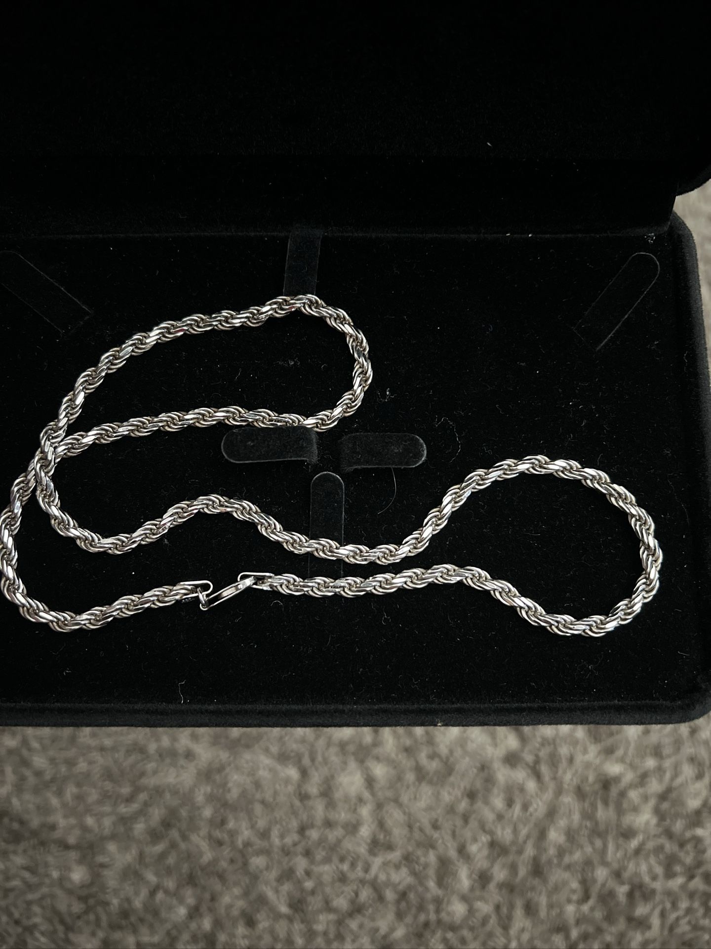 925 Men’s Silver Chain From Italy