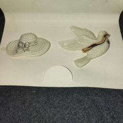 Lennox Vintage Bone china Brooch/ Pin