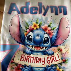Stitch custom t shirt