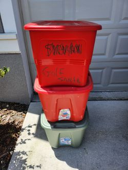18 Gallon storage totes with lids