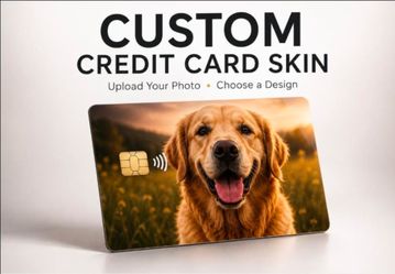 Custom credit card sticker