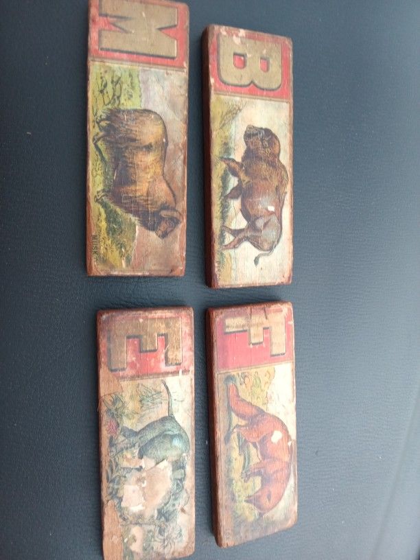 Victorian Vintage Childrens Blocks