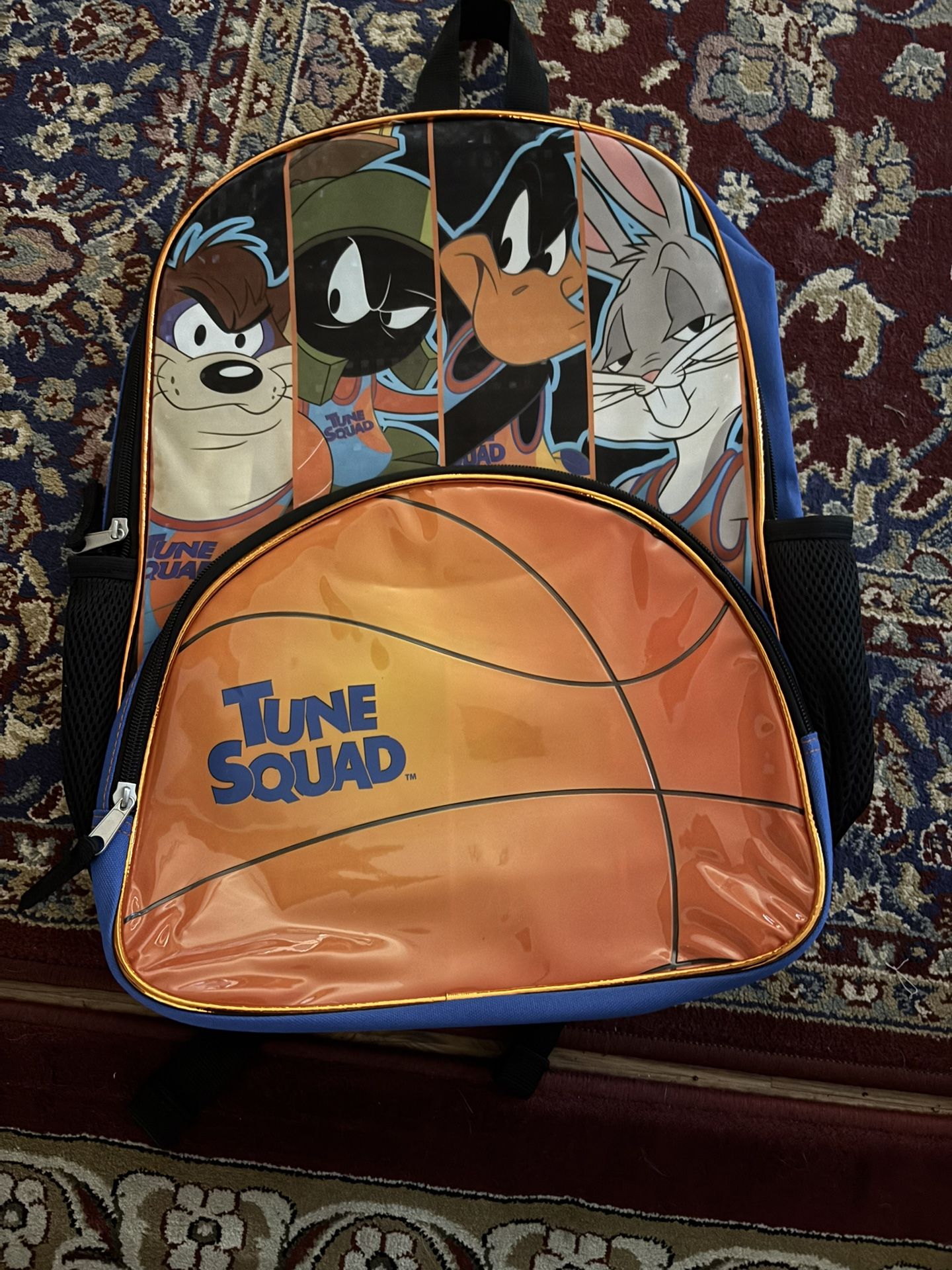 New Looney Tunes “Tune Squad” Backpack – Space Jam Basketball Design