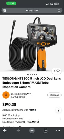 TESLONG NTS300 5 inch LCD Dual Lens