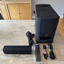 Bose CineMate 15 Digital Home Theater System Excellent Louder Bass Speakers,easy connect To TV,iPod,iPad,Laptops With All Accessories(Read Description