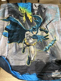 Batman Twin Bed Comforter Good Condition 
