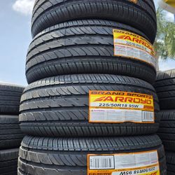 225 50 18 Vendo Un Seth De Llantas De La Marca ARROYO Con 50 Mil Millas De Garantía Las 4
