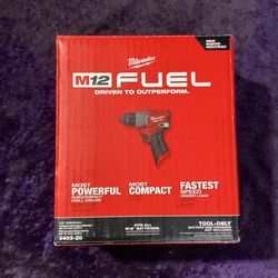 🧰🛠Milwaukee M12 FUEL Brushless Cordless 1/2” Drill Driver-NEW!(Tool-Only)-$100!🛠🧰