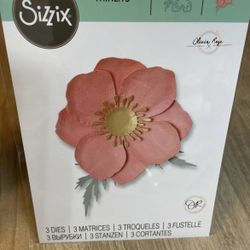 Sizzix 665081 Icelandic Poppy Thinlits Die Set