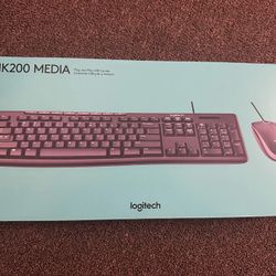 Logitech MK200 Keyboard & Mouse Combo – Open Box, Never Used