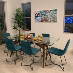West Elm Slope Dining Chairs