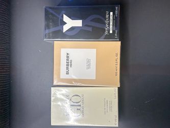 Designer Fragrance Bundle – YSL, Burberry, Armani