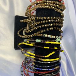 Ankle Crystal Beads.