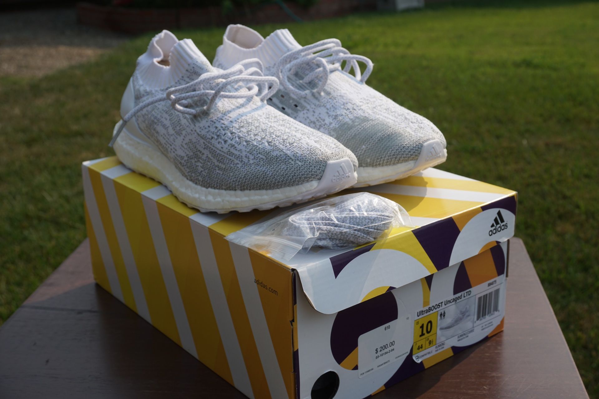 ultra boost uncaged box Adidas X Solebox Famousthinking This collaboration with Solebox strips the Ultra Boost down to its core Adidas Consortium Series X Solebox