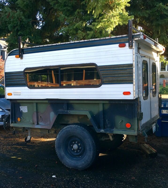 Enclosed modified M101a2 military trailer