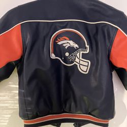 Broncos Toddler Leather Jacket 