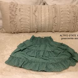 ALTR’D State Green Skirt XS