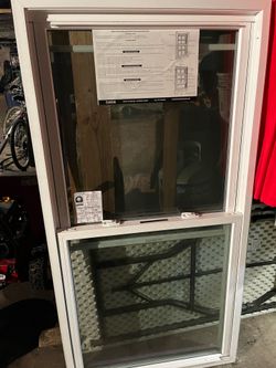 Climax Control replacement window.  .White 31-3/4 x 61-3/4