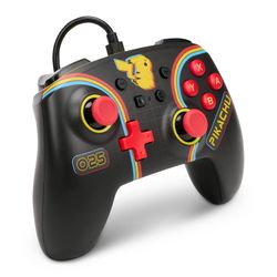 Brand-New PowerA Enhanced Wired Nintendo Switch Controller - Pikachu Arcade Edition
