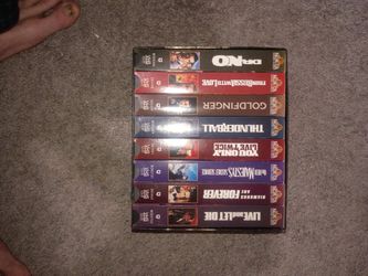 Vhs James Bond Set
