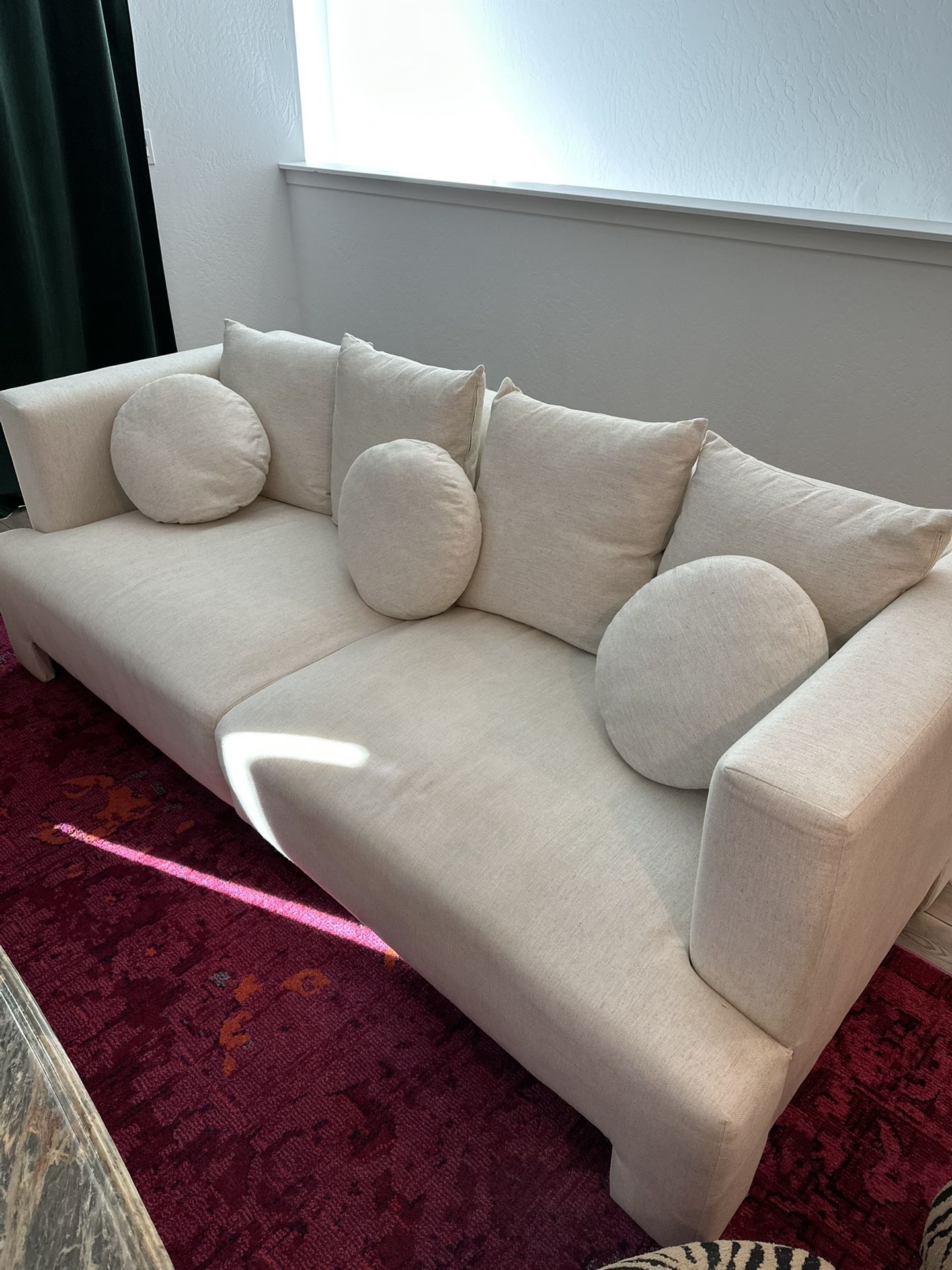 Two Ivory Sofas - Urban Outfitters Isobel