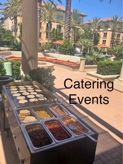 Catering tacos grill Plancha