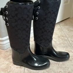 Coach Rain boots