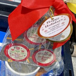 Coffee Mug Gift Set with Holiday Coffee Blends
