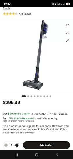 Shark Cordless Stick Vacuum