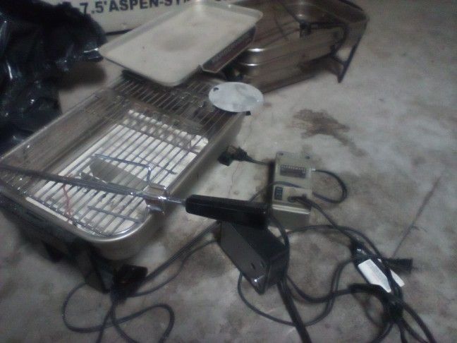 Electric Grill Rotisserie And Griddle.