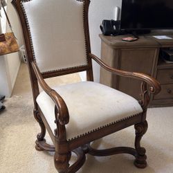 Two Dining Table Chairs 