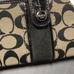 Black & Brown Coach Wallet
