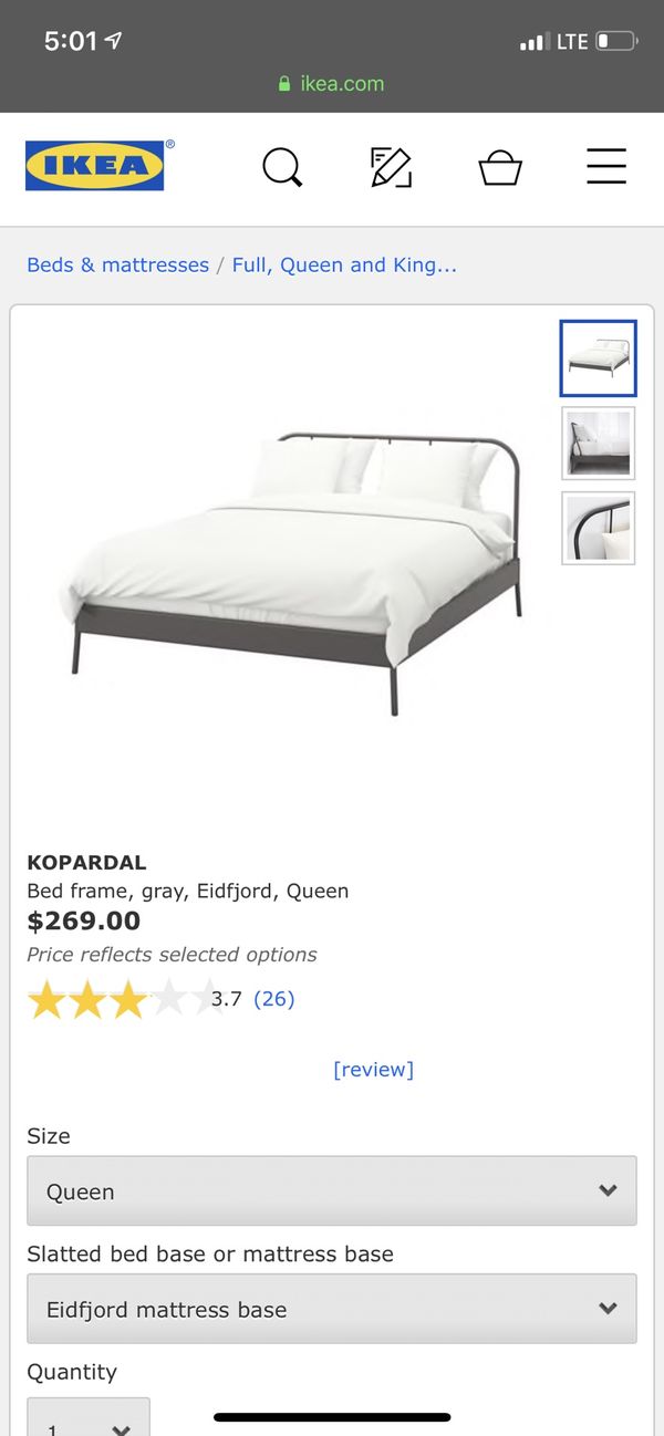 Ikea Kopardal Queen Bed Mattress For In Lutz Fl Offerup 300