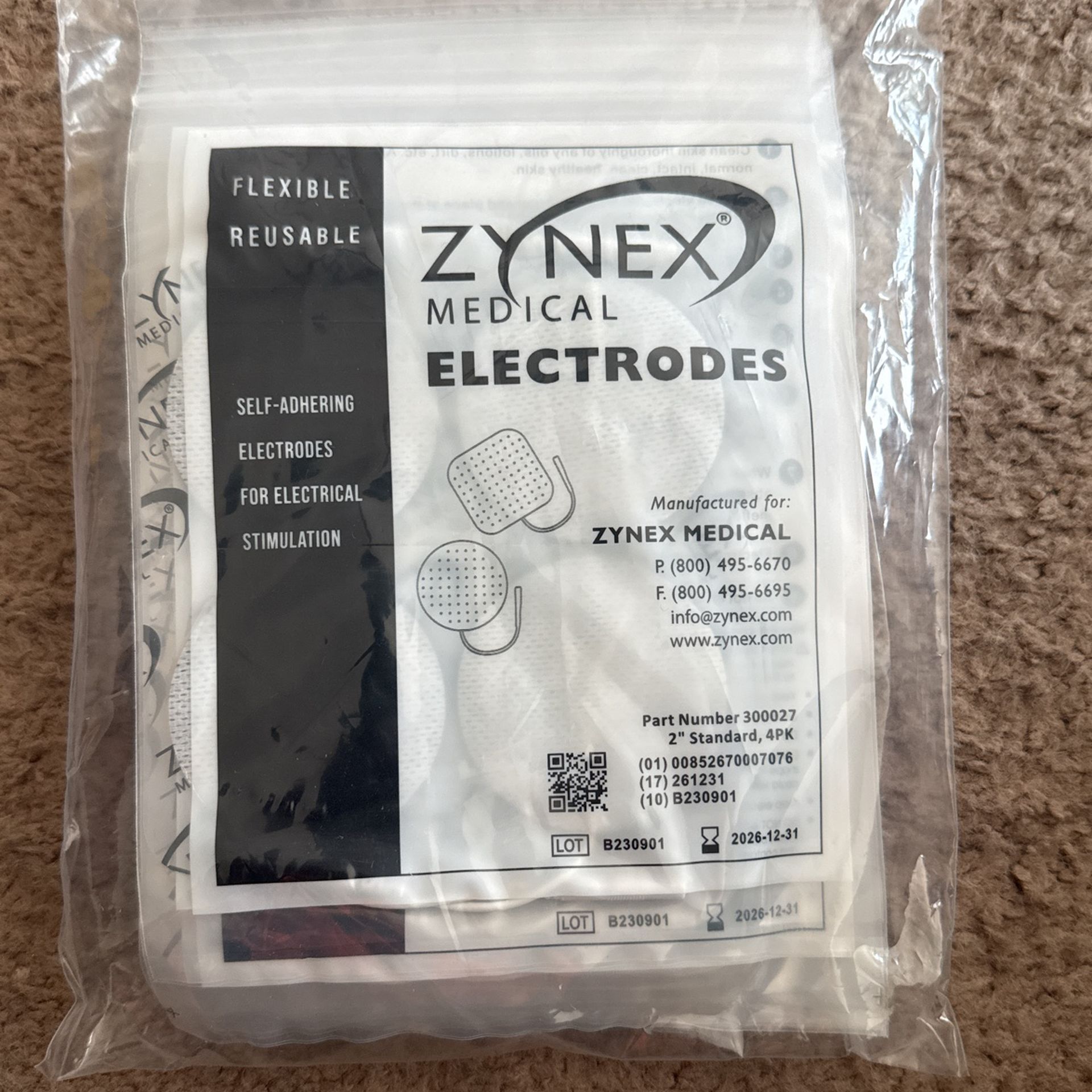 Zynex Medical Electrodes Patches