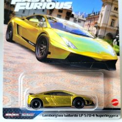 Hot Wheels Lamborghini Gallardo LP 570-4 Supperleggera Gold 