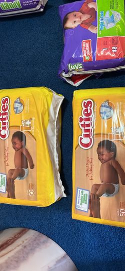 Baby Diapers Size 1 ..read description plz