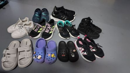Mixed Lot of Used Shoes – 9 Pairs